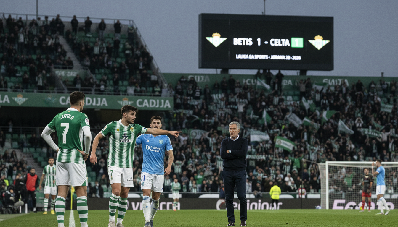 Betis de Pellegrini Empata con Celta: ¿Se Aleja de Champions en LaLiga ...