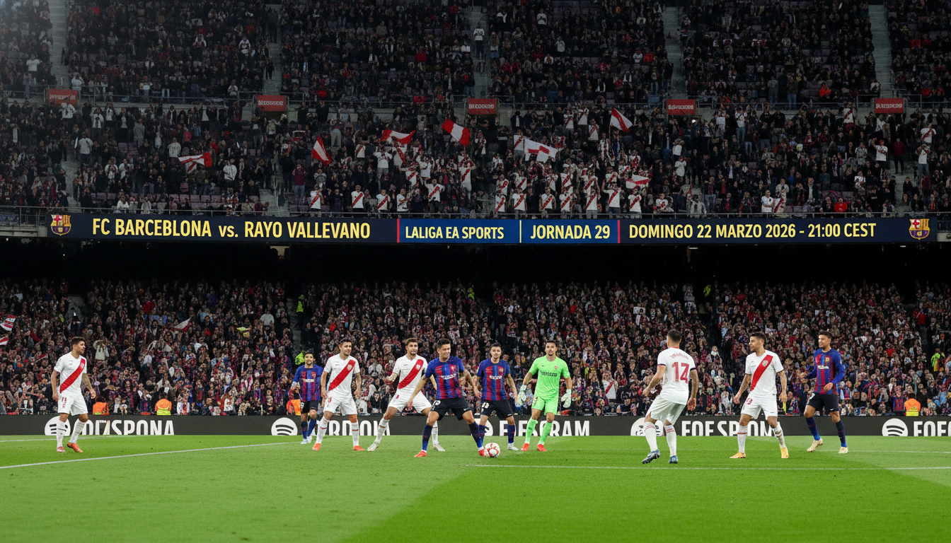 FC Barcelona vs. Rayo Vallecano: Horarios y Canales EN VIVO LaLiga 2026 ...